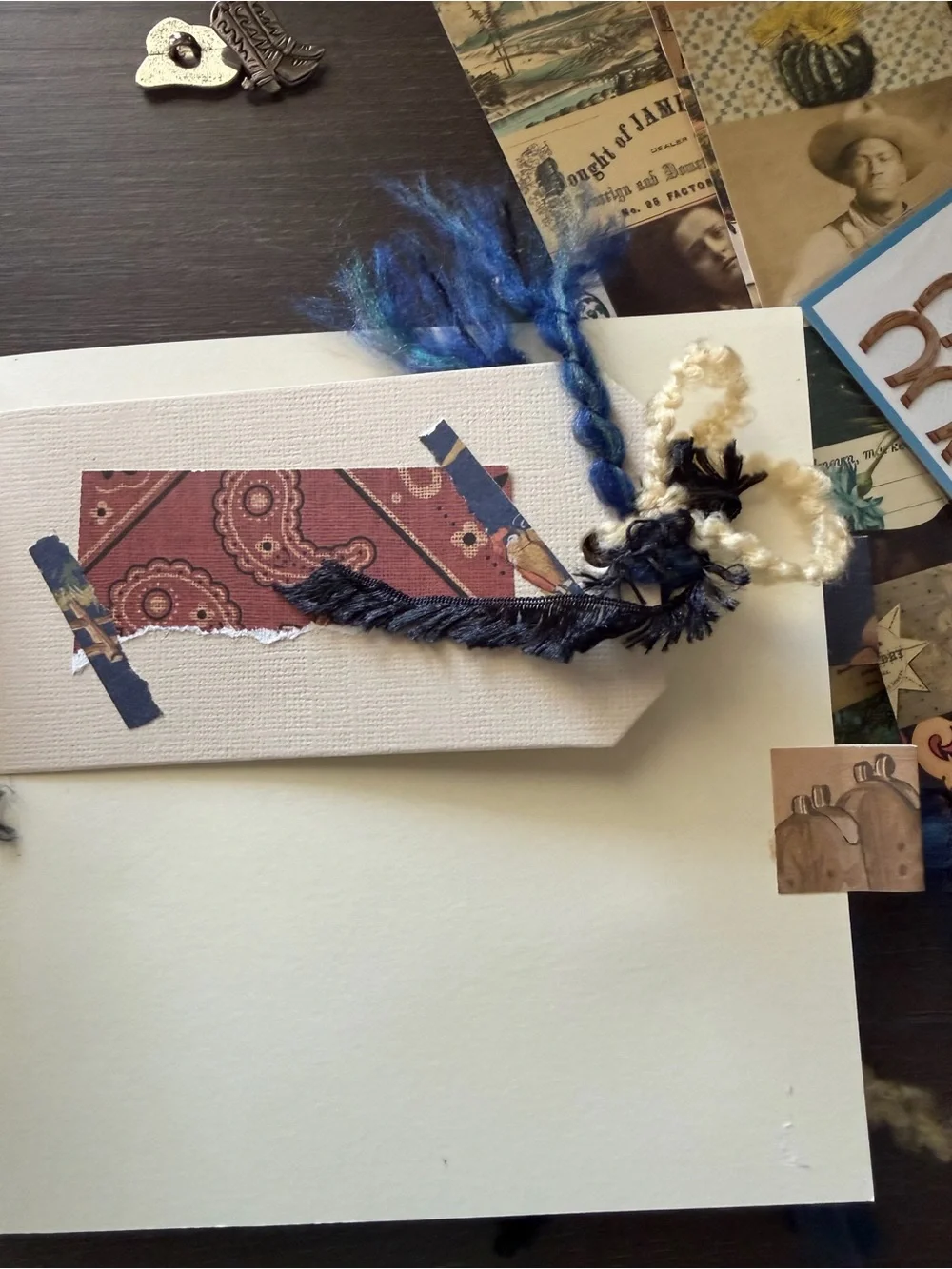 Handmade Western Junk Journal Cowboy Craft Bundle